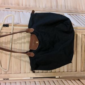 Longchamp Le Pliage Large black tote bag